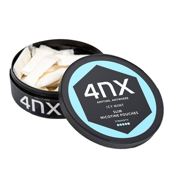 4NX Slim Nicotine Snus Regular 8mg Pouches - Icy Mint