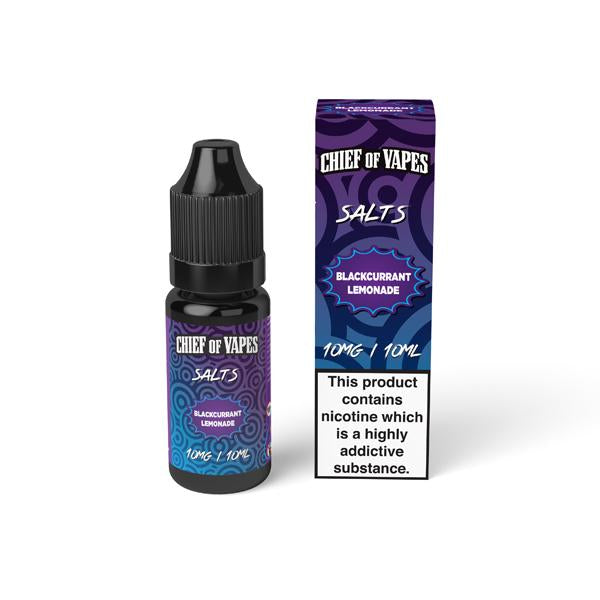 10mg Chief of Vapes Sweets Flavoured Nic Salt 10ml (50VG/50PG)