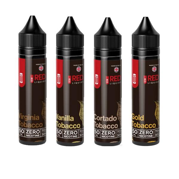 Red Tobacco 50ml Shortfill E-Liquids 0mg (70VG/30PG)