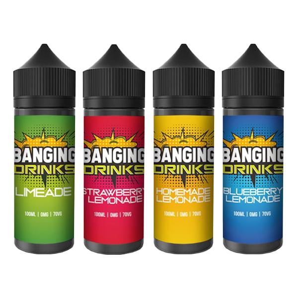 Banging Drinks 100ml Shortfill Made in the UK