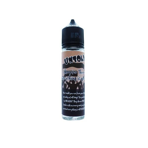 Untold E-liquid 50ml Shortfill E-liquid 0mg (70VG/30PG)