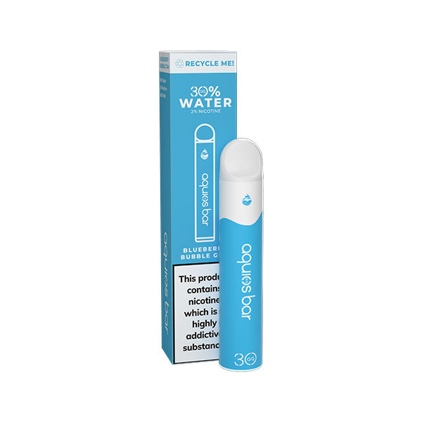 Aquios Bar Water Based 20mg Disposable Vaping Device 600 Puffs