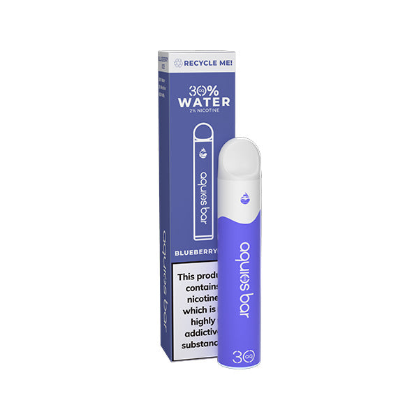 Aquios Bar Water Based 20mg Disposable Vaping Device 600 Puffs
