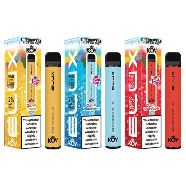 Elux KOV Sweets Bar 20mg Disposable Vape Device 600 Puffs