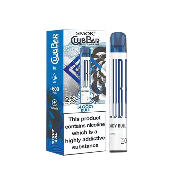 Smok Club Bar 20mg Disposable Vape Pen 600 Puffs